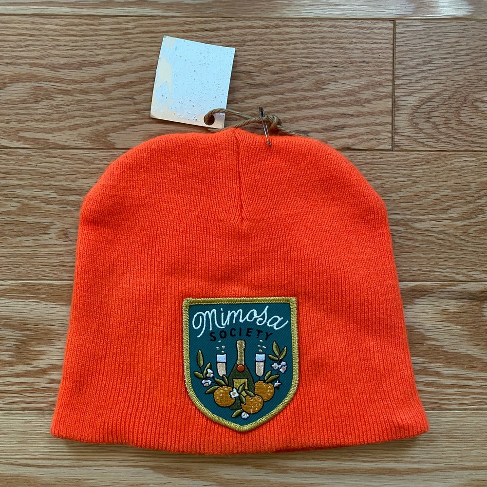 Hunter Orange Mimosa Society Acrylic Beanie
